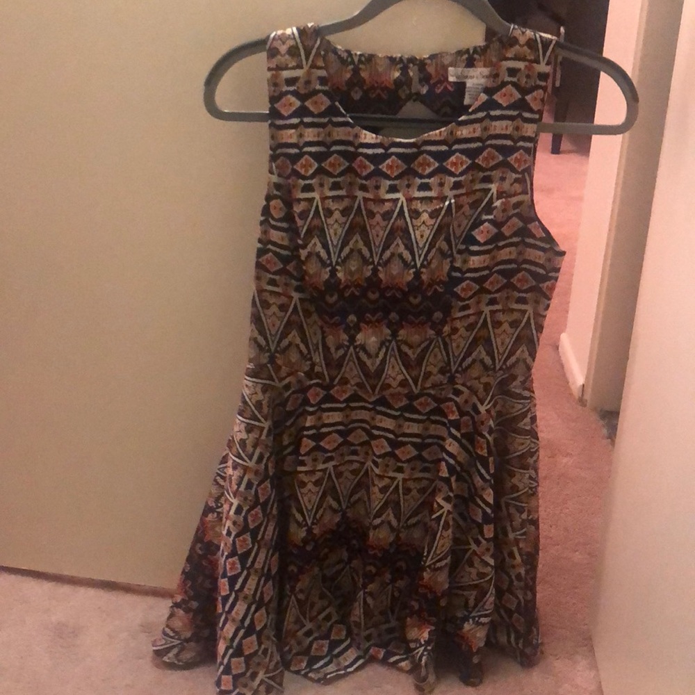 Cute waist cinching mini dress